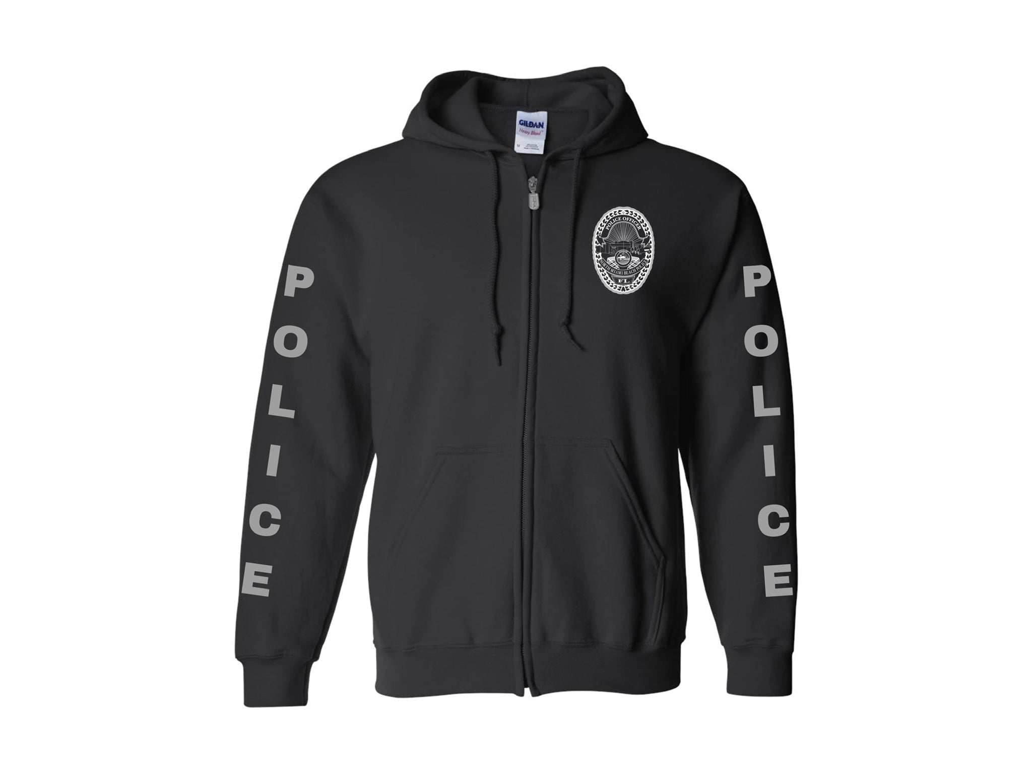 North Miami Beach Police Department Zip Up hoodies