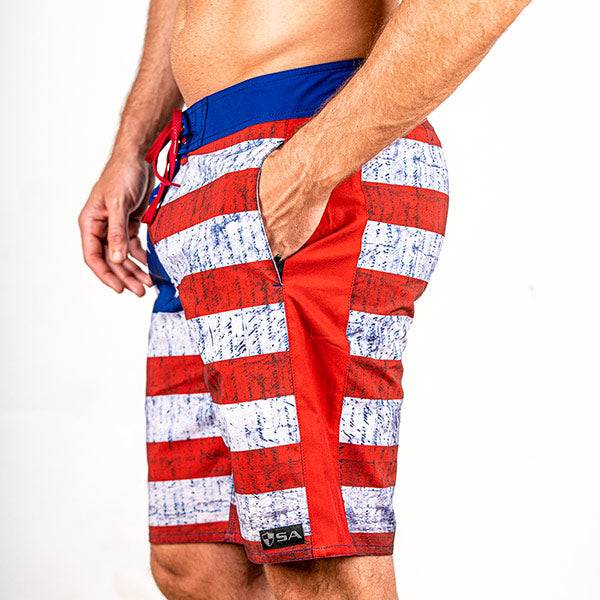 SA Board Shorts 2.0 - American Flag