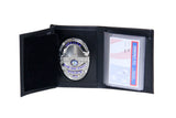 Miami Dade Schools Police Department Recessed Badge Wallet with Credit Card Slot and ID Window (105)