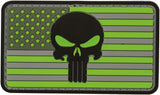 Punisher Flag - (Hi-Viz Green & Gray)