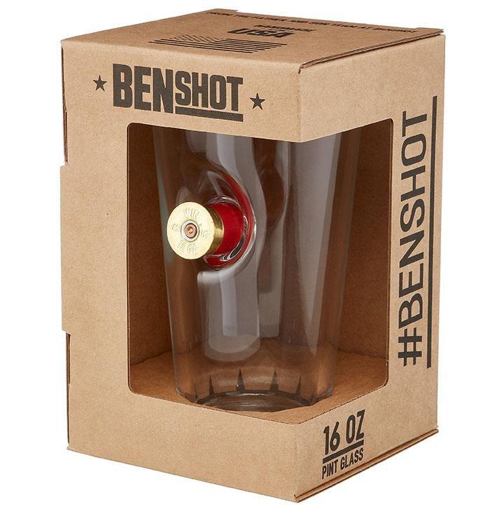 BenShot Shotgun Shell Pint Glass
