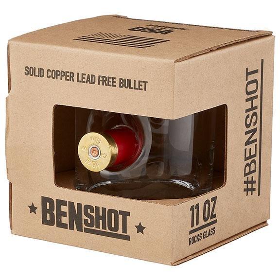 BenShot Shot Gun Shell Rock Glass