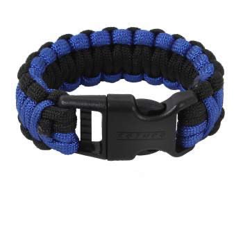 Deluxe Thin Blue Line Paracord Bracelet