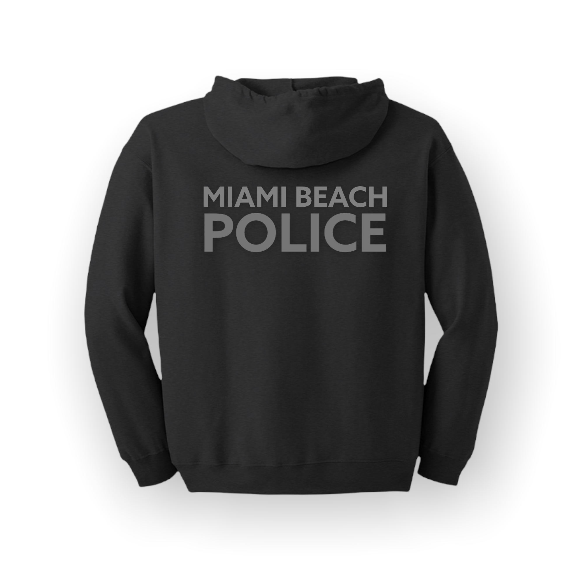 Miami Beach Police Department Zip Up Hoodie