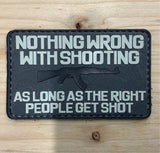 Nothing Wrong With Shooting PVC Patch