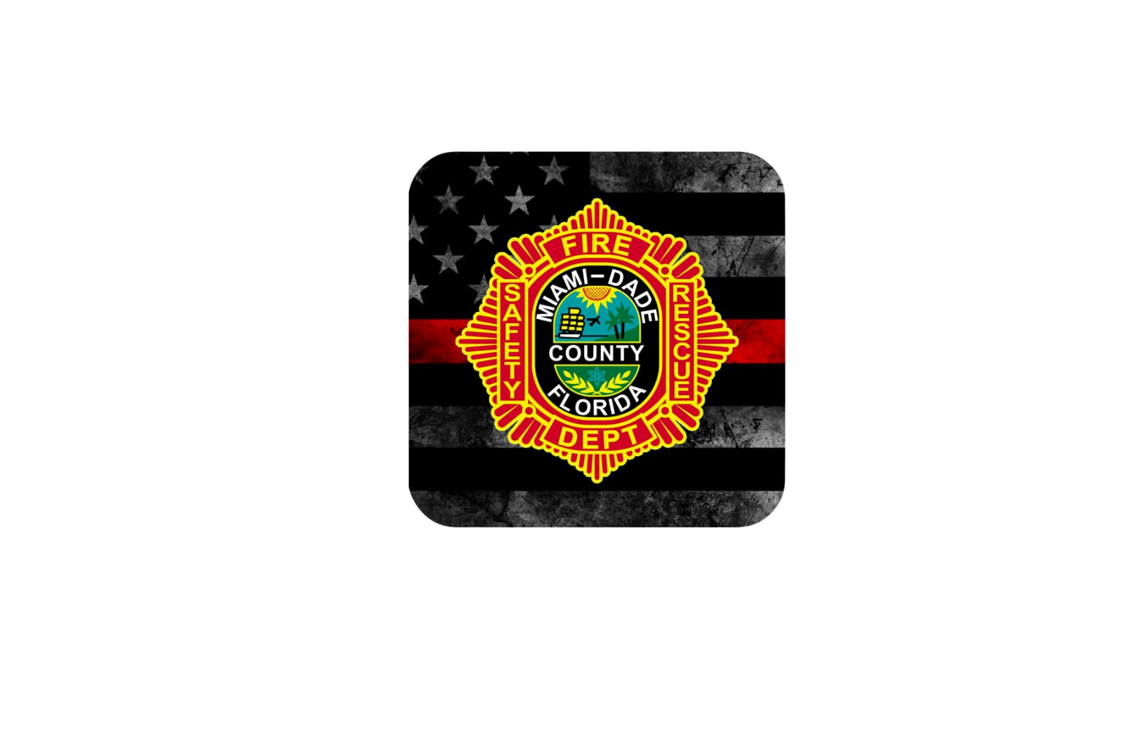 Miami Dade Fire Rescue Coasters