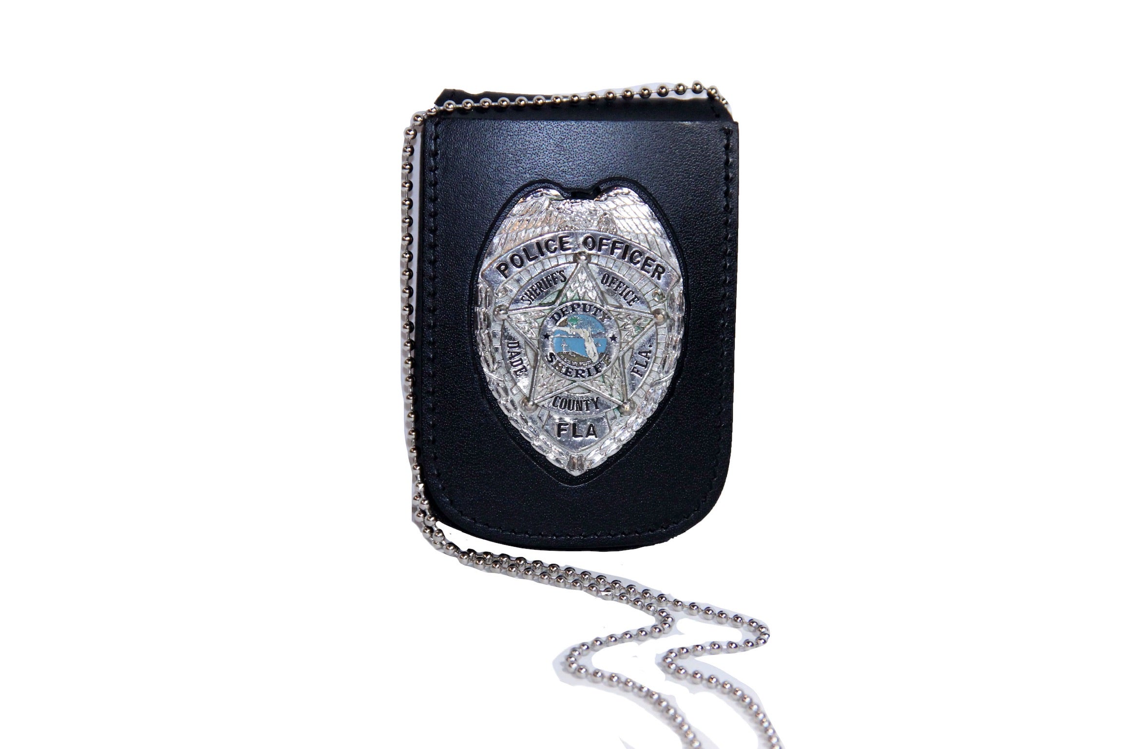 Florida Highway Patrol Recessed Badge Wallet with Credit Card