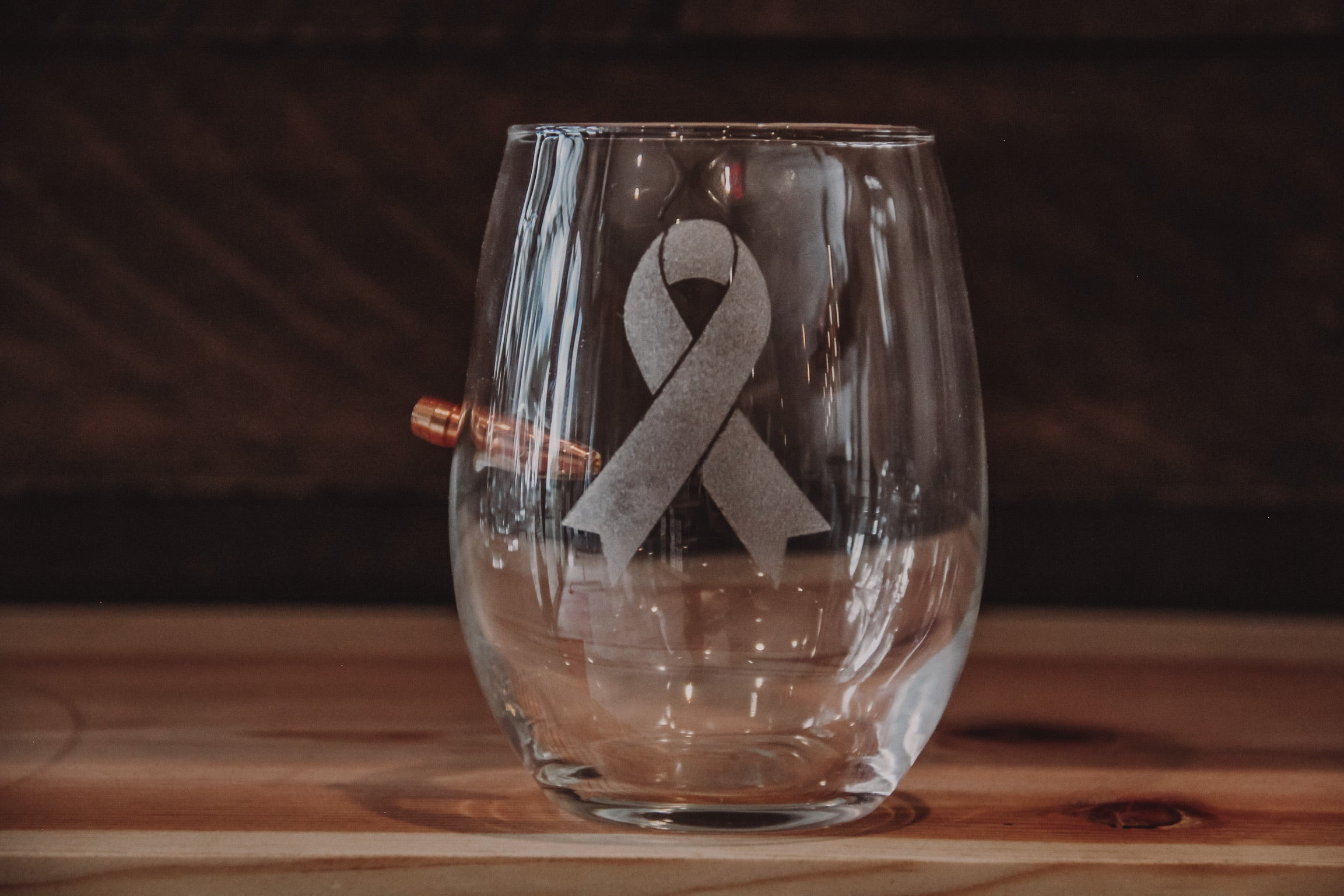 BenShot Breast Cancer Awareness Wine Glass