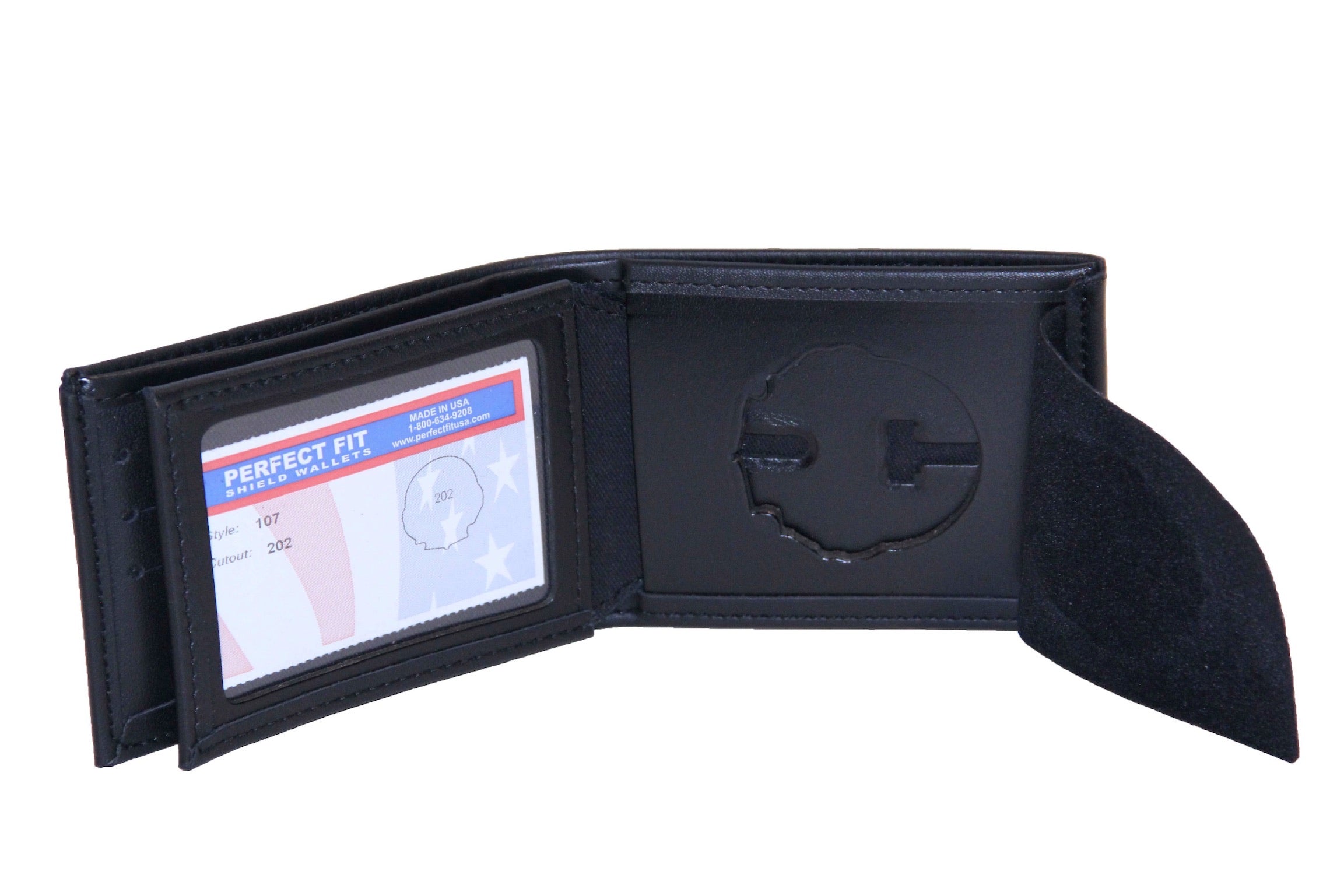 Florida Highway Patrol Bi fold Wallet with Credit Card Slots and ID Window (107)